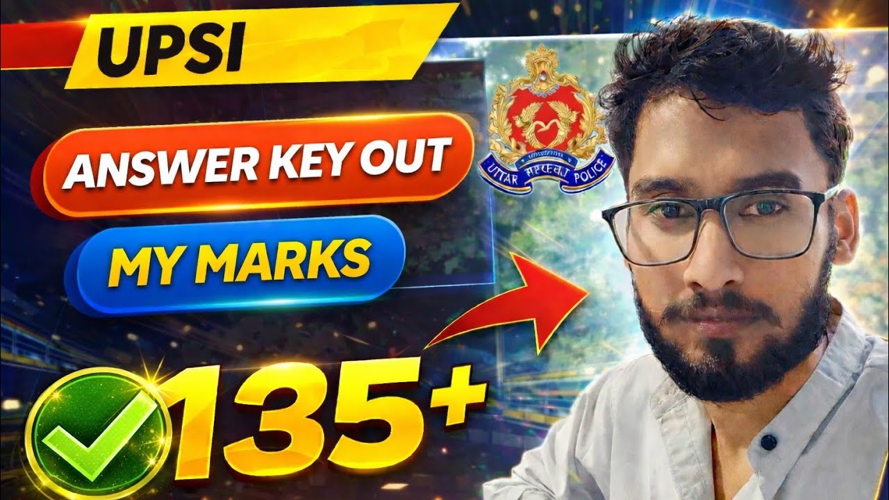 UPSI Answer key out || MY marks 340 #upsianswerkey