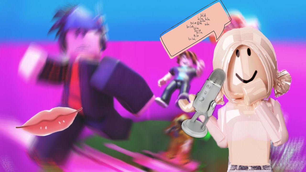 ROBLOX ASMR (( rambling,mouth sounds,mic scratching))