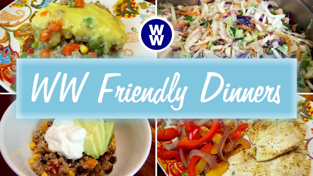 What's For Dinner? | Quick and Easy WW meals | Weight Watchers
