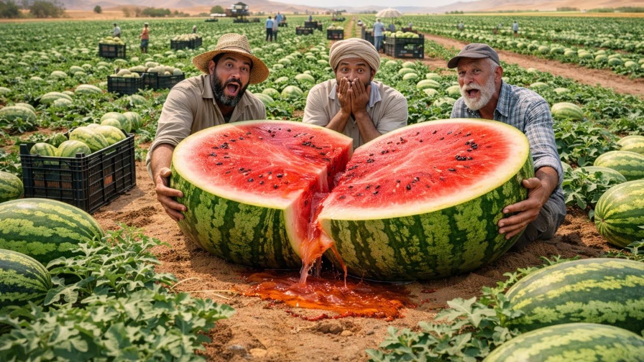 Unbelievable! They Grew Giant Watermelons In The Sahara Desert… The Results Shocked The World!