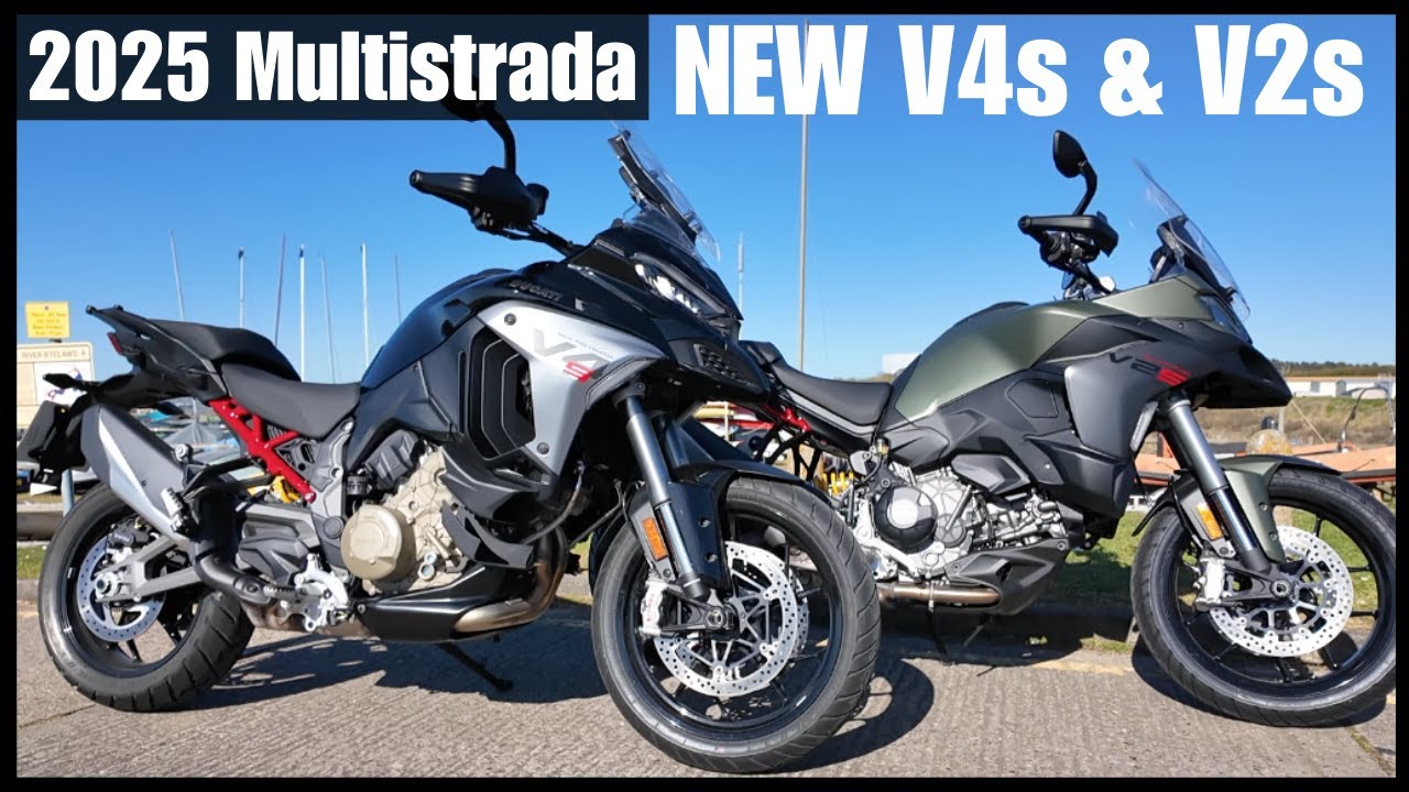 2025 Multistrada V2s & V4s ... Which one of Ducati's New Touring bikes is for you?