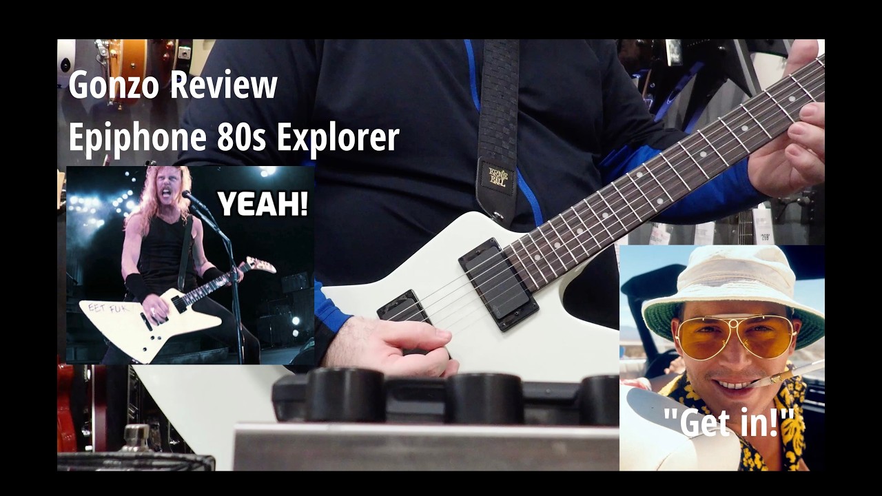 Gonzo Review | Epiphone Explorer 80s @OfficialEpiphone #gibsonexplorer #metallica