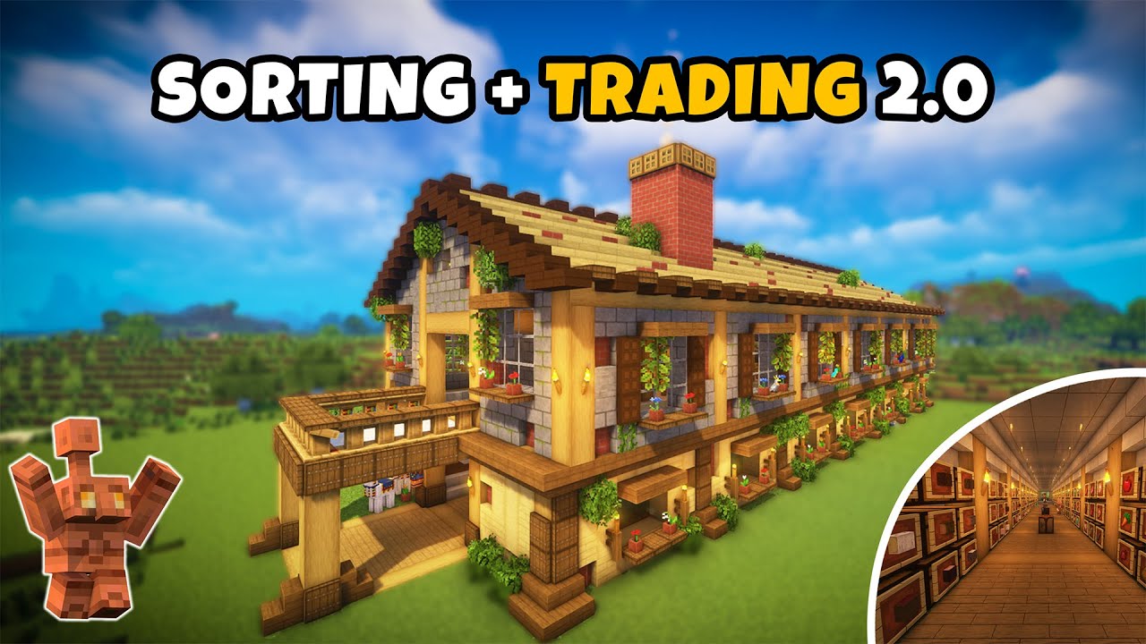 Copper Golems Changed Everything! | Ultimate Sorting System & Trading Hall Build