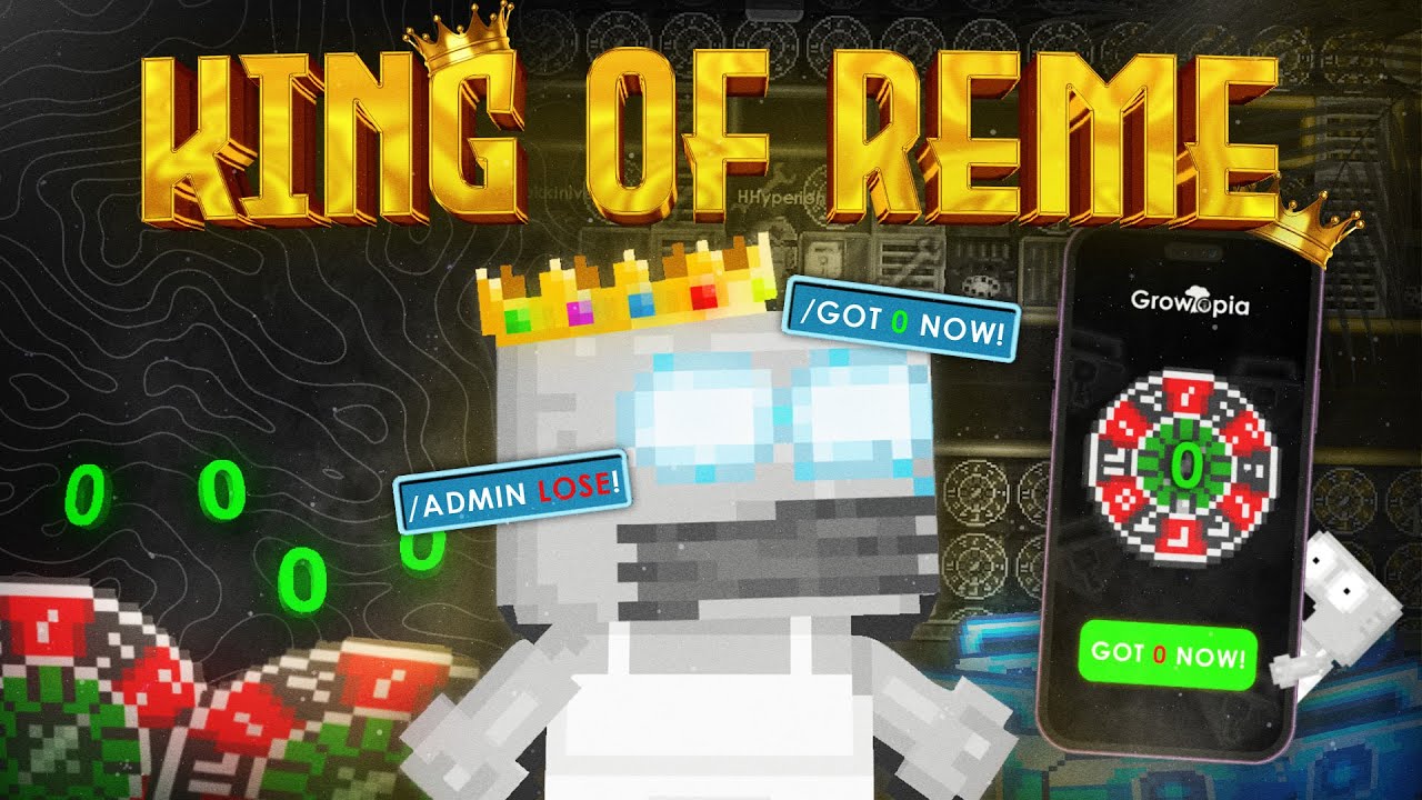 REALLY REME KING IN GROWTOPIA ( AMAZING COMEBACK ) | GROWTOPIA CASINO REME ----- GIVEAWAY -----