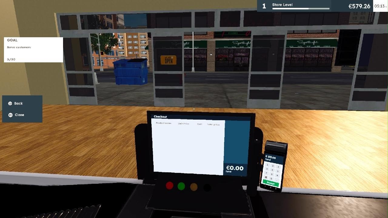 Part 1 von Supermarket Simulator