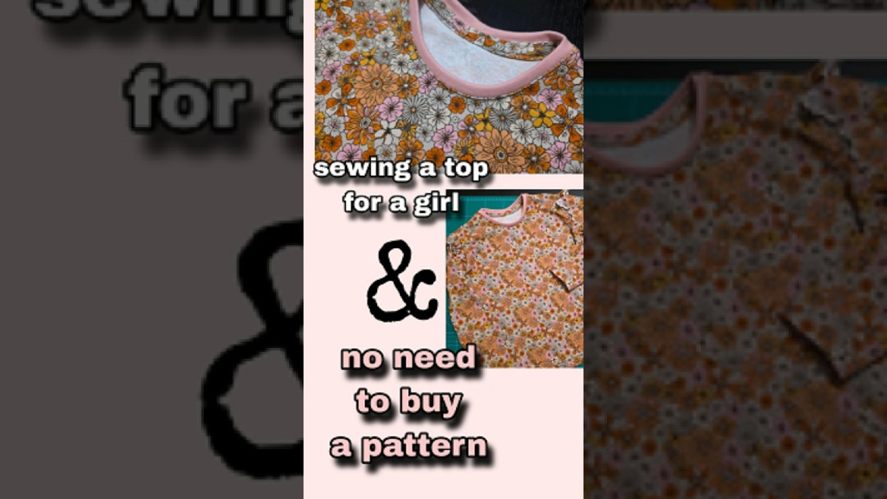 Simple sewing tutorial | Sewing a top #tshirt_sewing #sewingtutorial #sewingvideo #n&auml;hen #sewing