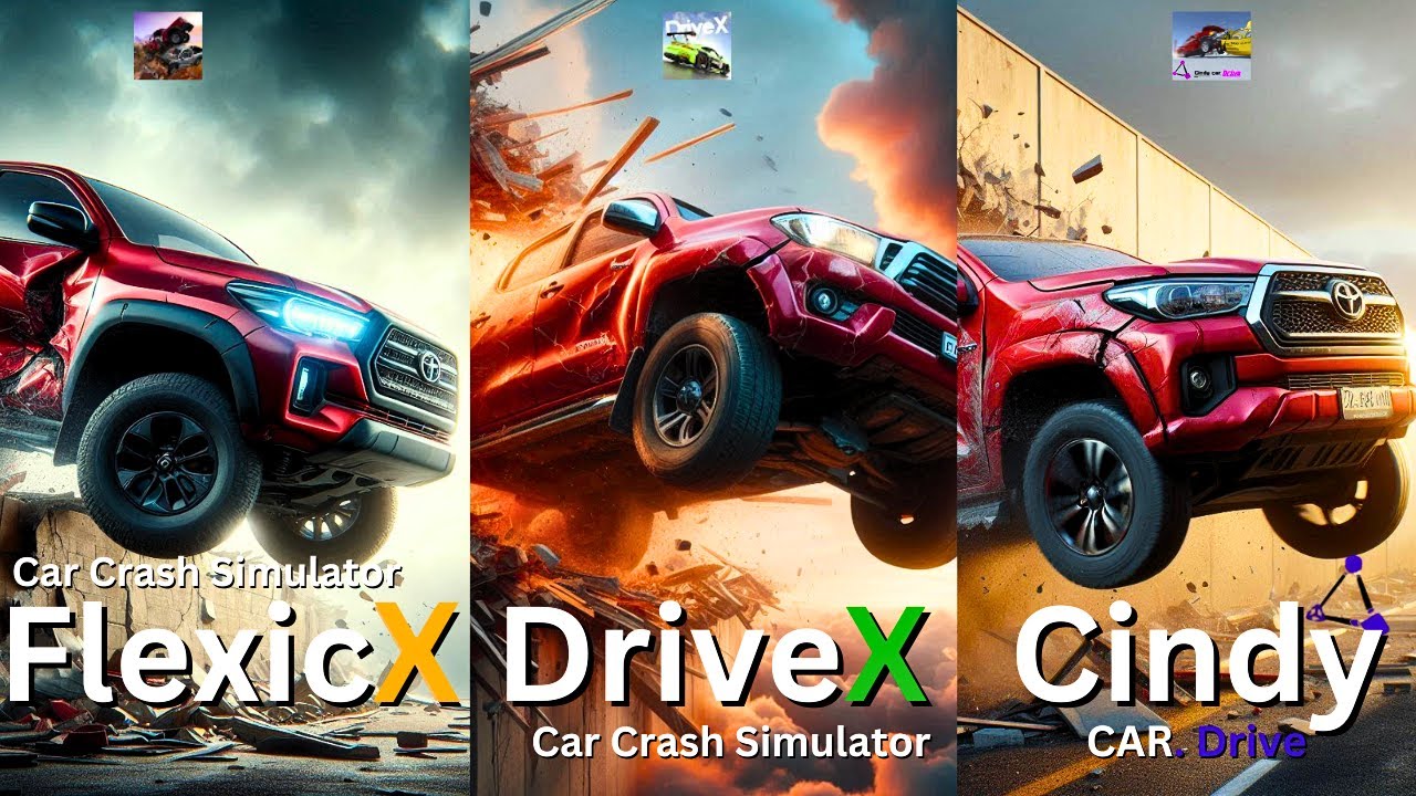 BEST COMPARISON!!!😱DRIVE X VS FLEXICX VS CINDY CAR DRIVE.