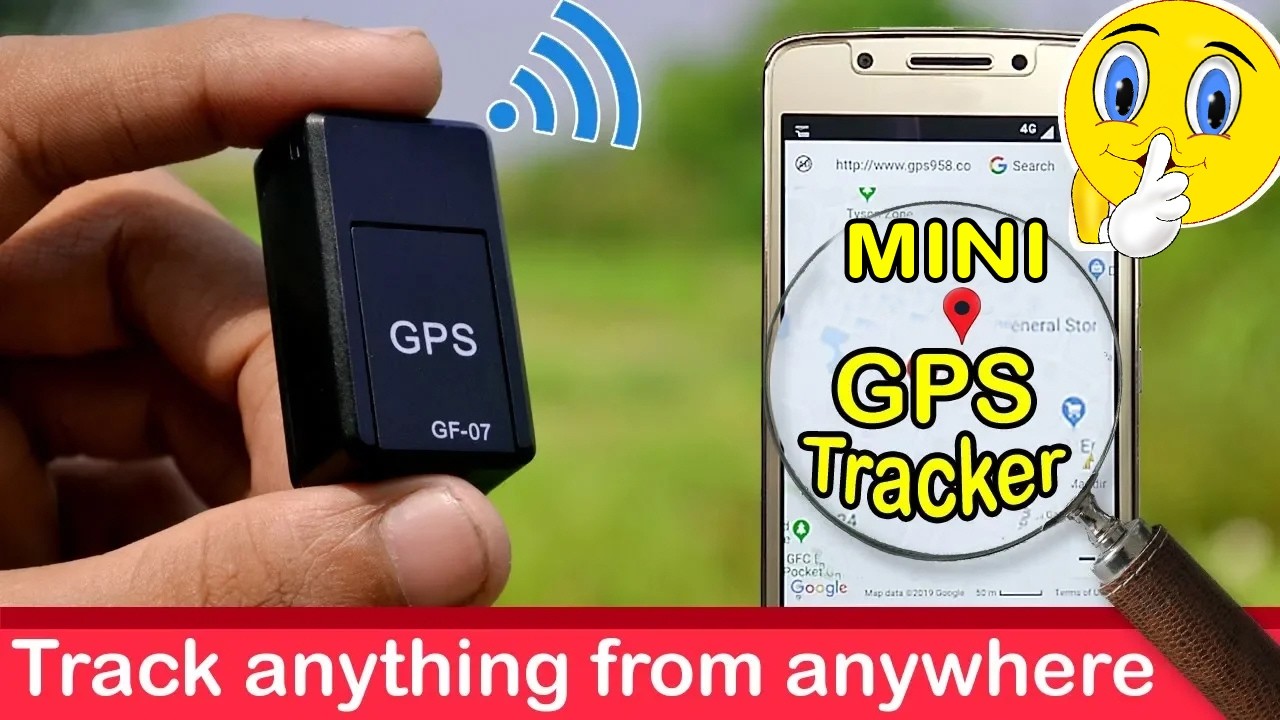 Spy GPS tracker GF-07 unboxing review