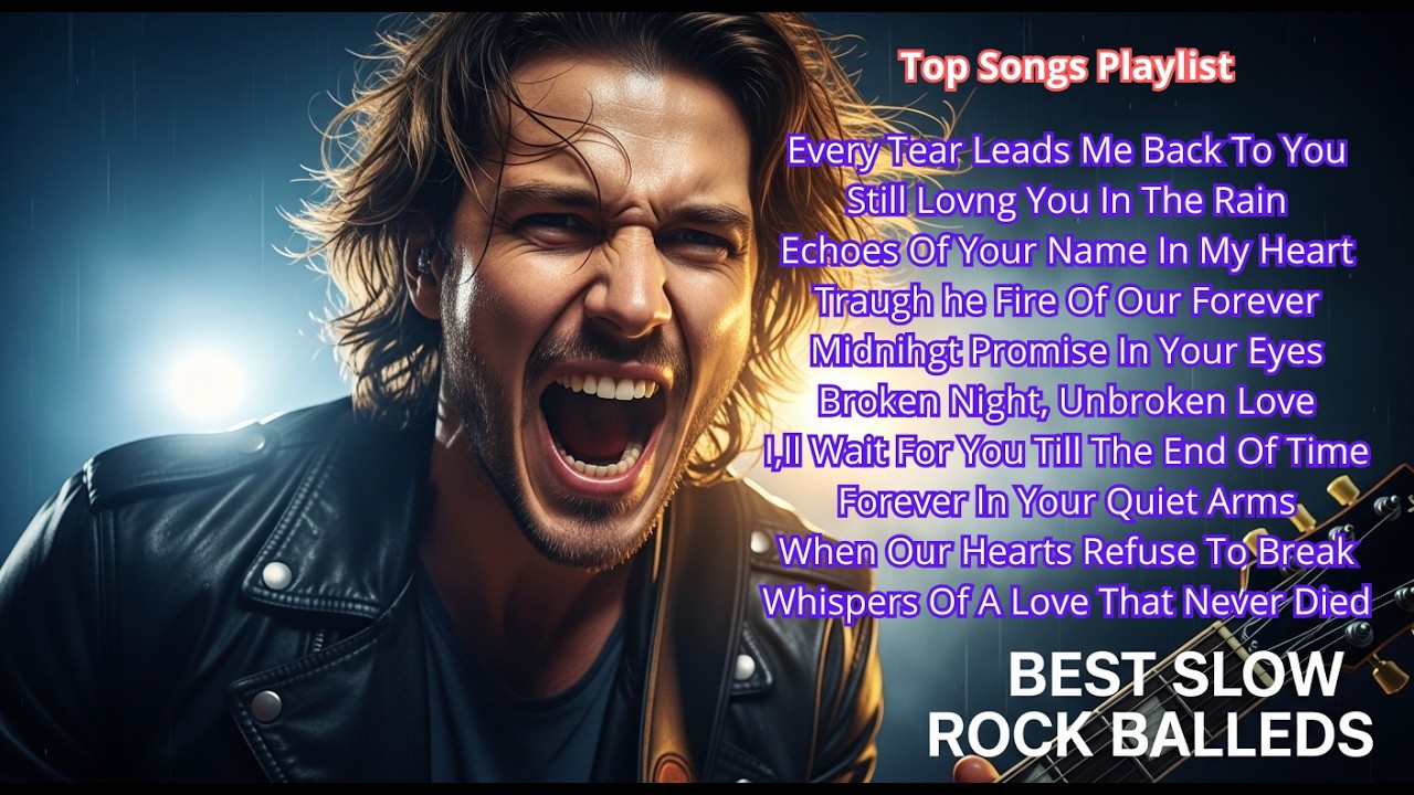Best Slow Rock Ballads – Classic Rock Songs of the 70s 80s 90s for Soft Rock Vibes 🎶