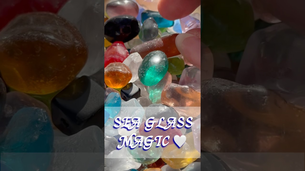 Sea Glass Magic in Resin✨ DIY Art
