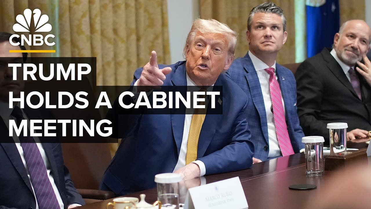 President Trump holds a cabinet meeting at the White House  — 8/26/2025