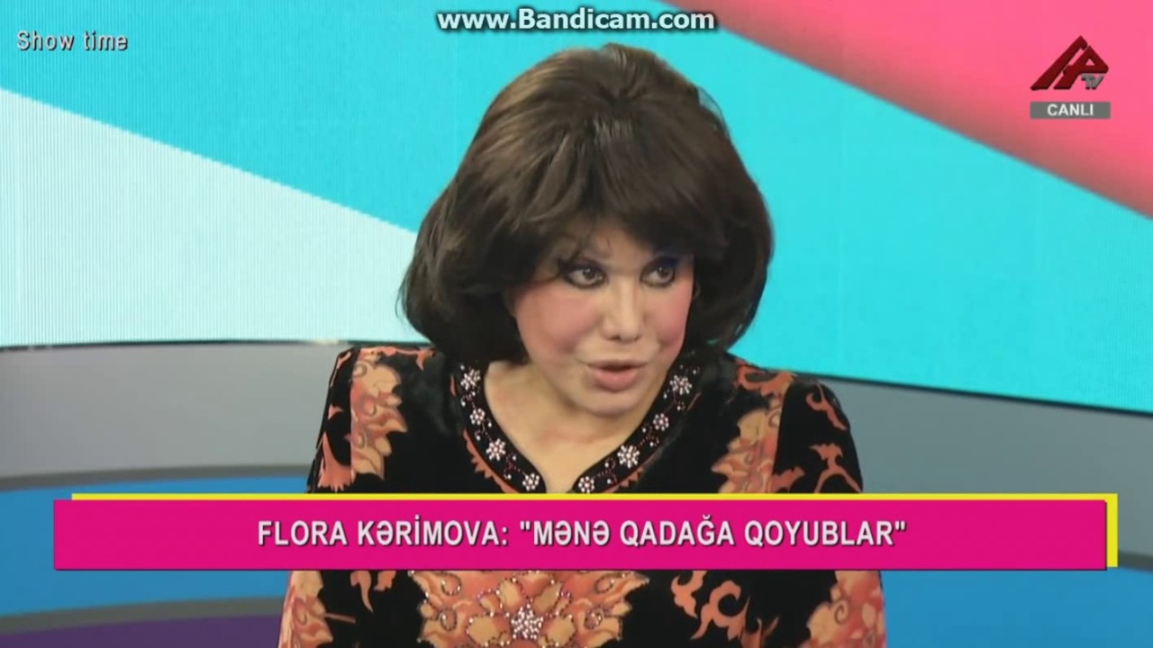 Flora Kərimova Zeynəb Xanlarovanı parodiya etdi