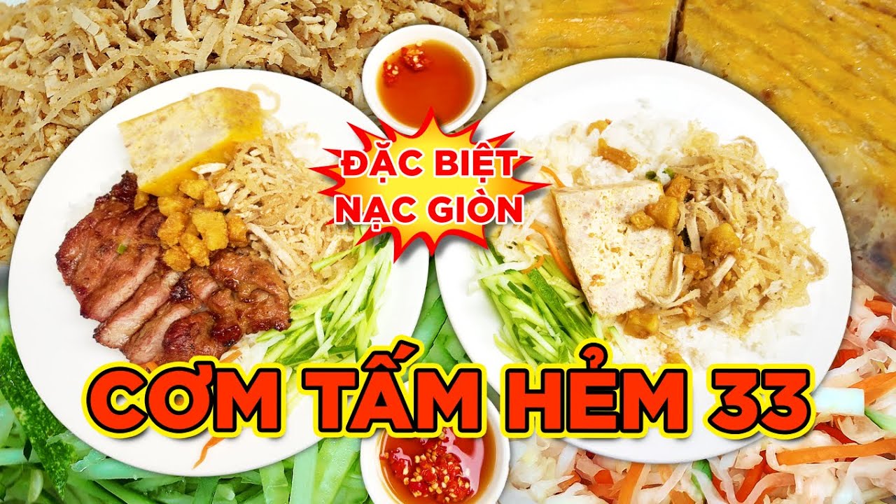 CƠM TẤM NGON N&Uacute;P HẺM S&Agrave;I G&Ograve;N! SƯỜN MỀM THẤM VỊ CHẢ CUA THƠM! Saigon's Best