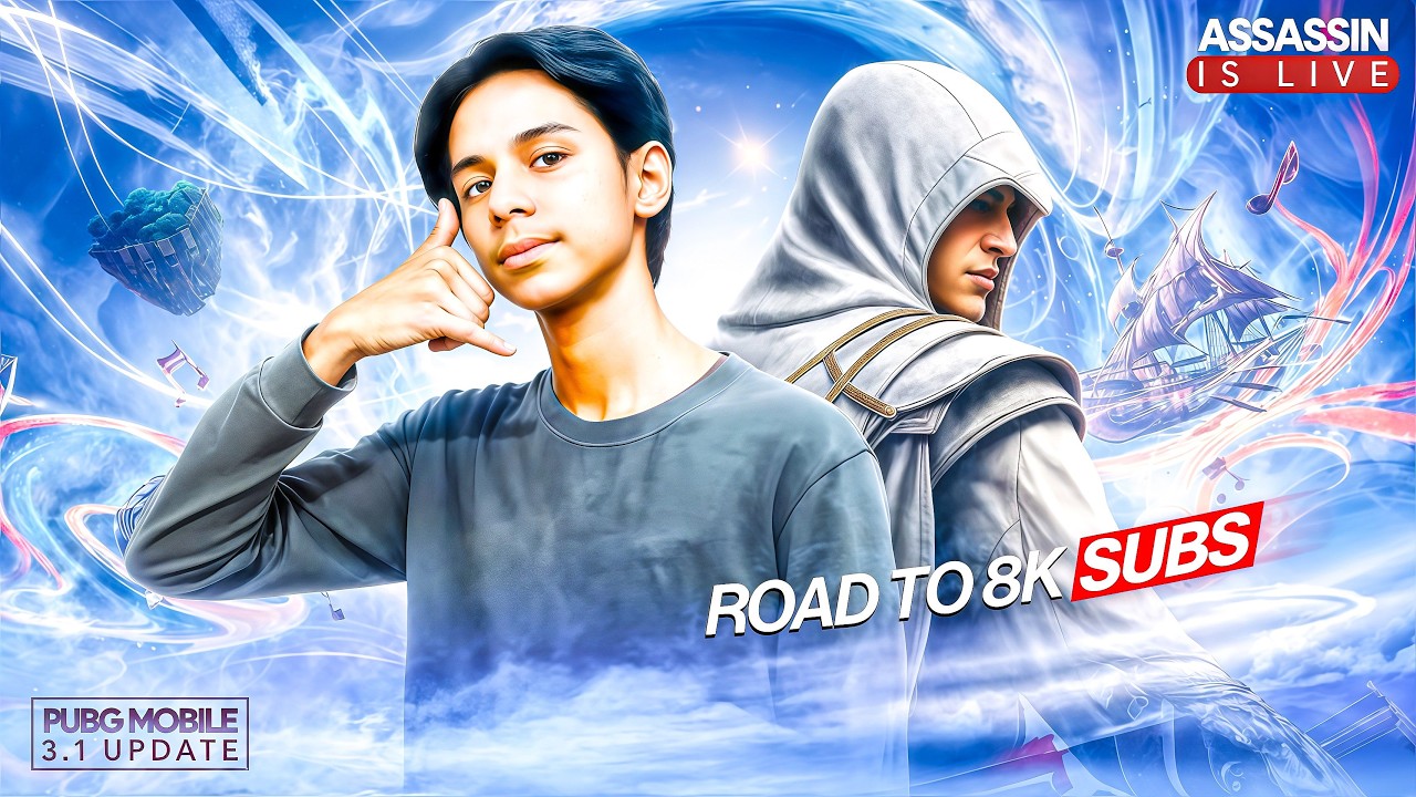 ULTIMATE ROYAL FULL AGGRESSIVE GAMEPLAY 🔥 | ROAD TO 9K SUBS | ASSASSIN IS LIVE | BGMI