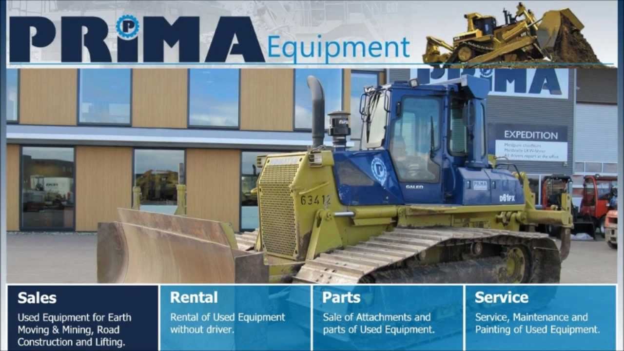 PRIMA Equipment - dealer for earthmoving, construction, demolition, mining and lifting equipment