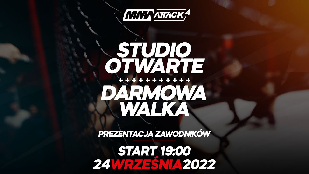 MMA ATTACK 4: STUDIO + DARMOWA WALKA!