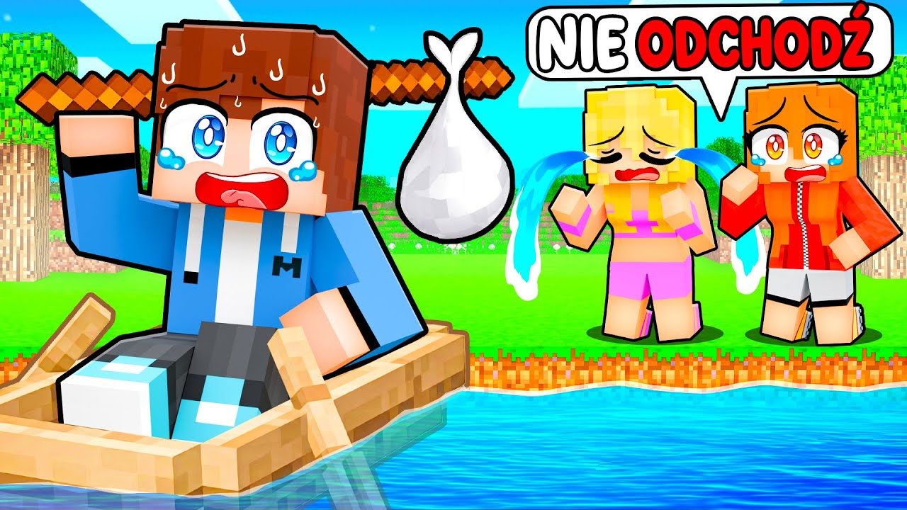 ODPŁYWAM DALEKO... i ZOSTAWIAM SZALONE FANKI w Minecraft!