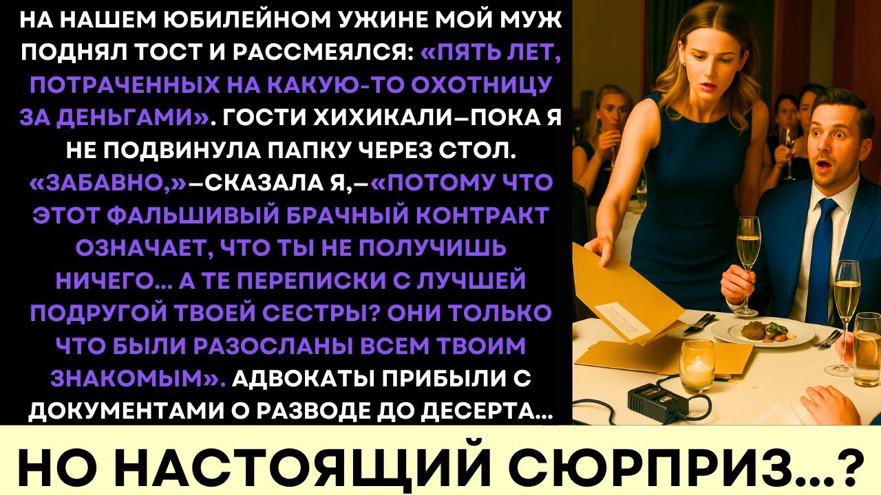 Я Разоблачила Измену Мужа На Нашем Юбилейном Ужине — А Потом Настал Сюрприз