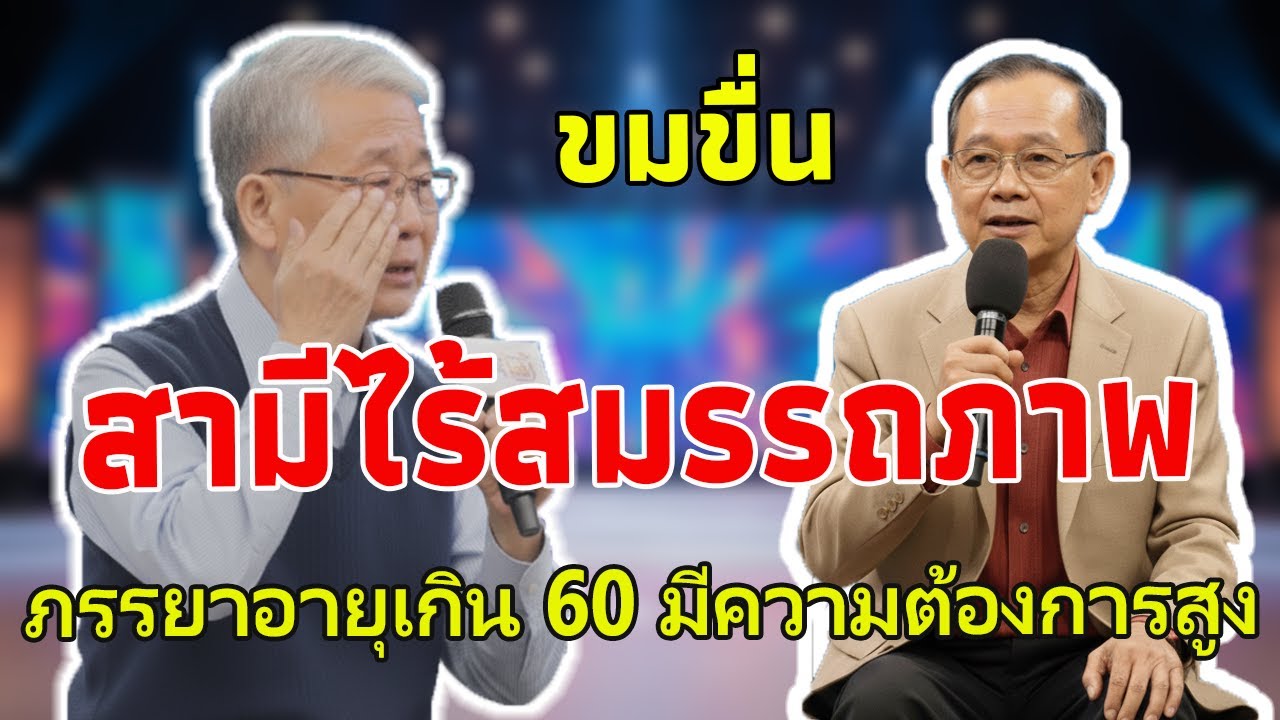 ความเชื่อมั่นในวัยชรา: ภรรยาอายุเกิน 60 ความต้องการสูง – สามีไร้สมรรถภาพ ความจริงขมขื่น