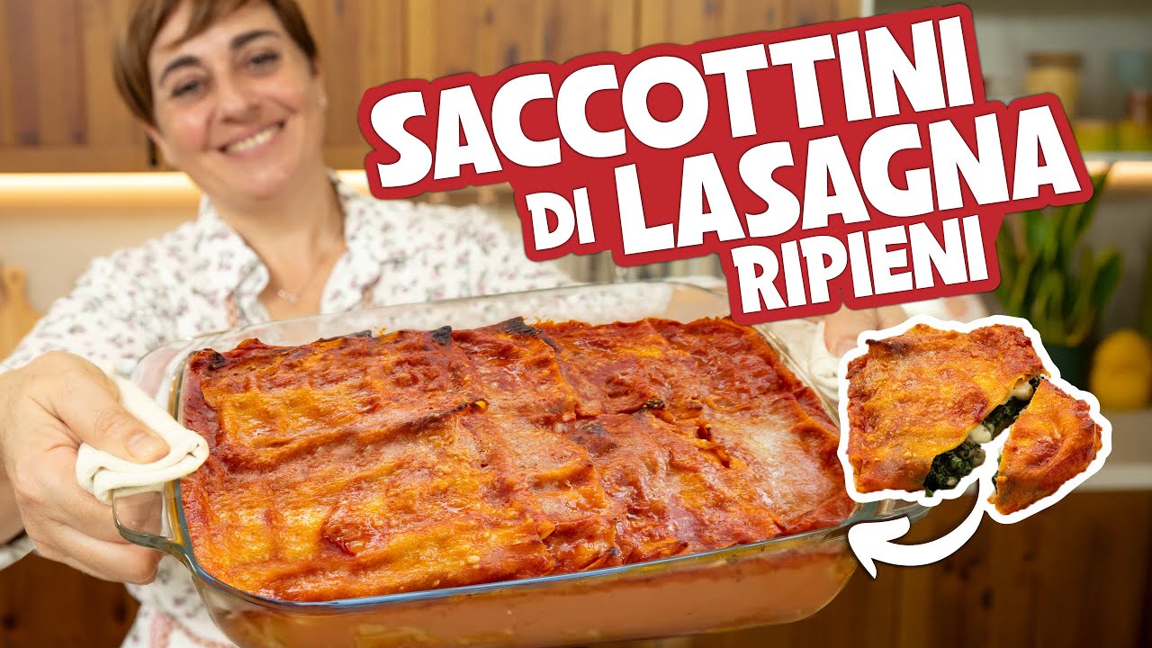 SACCOTTINI DI LASAGNA RIPIENI Ricetta Facile - Fatto in Casa da Benedetta