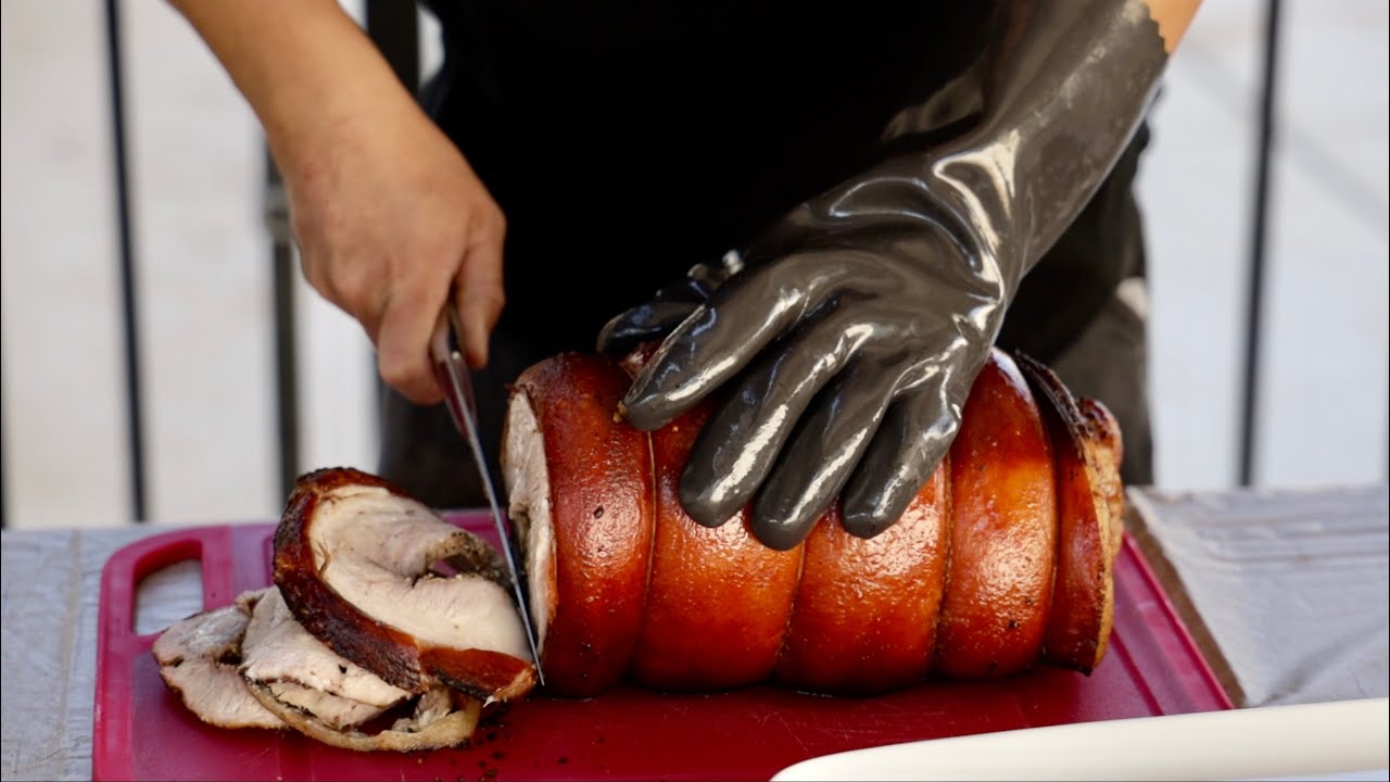 SMOKED FILIPINO CRUNCHY PORK BELLY 🐷 Lechon