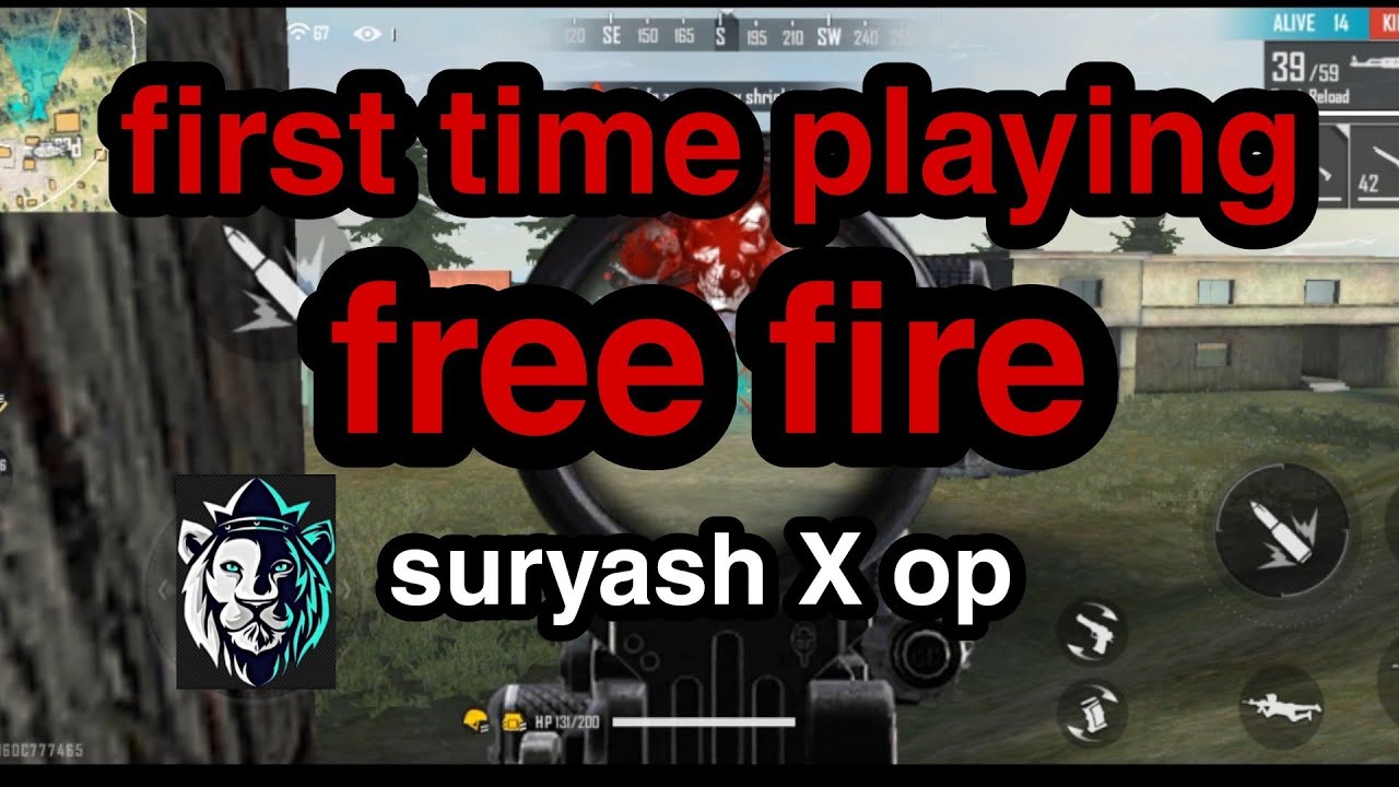 First time playing/free fire/video/suryash X op.