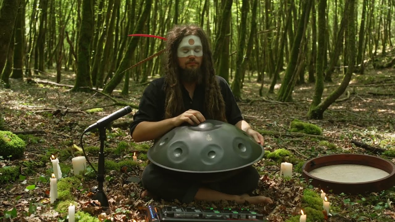 Waagal - H₃rḗḱs Dei̯u̯ós-kwe || Throat Singing Handpan Frame Drum Live Looping Proto Indo European