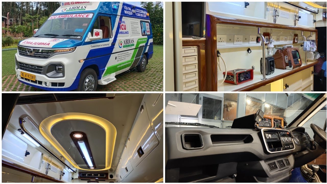 NEW D LEVEL ICU AMBULANCE IN BS 6 TATA WINGER FOR ABDIAS HEALTH CARE LLP ALUVA. FROM JOSH DEZIGNS