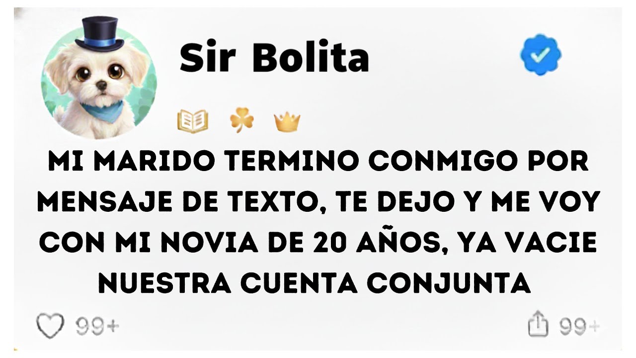 Mi Esposo me terminó por whats, 
