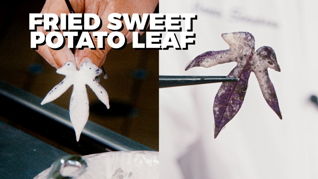 Frying Leaves from our Leaf Sampler | In Season Now with Chef and Farmer