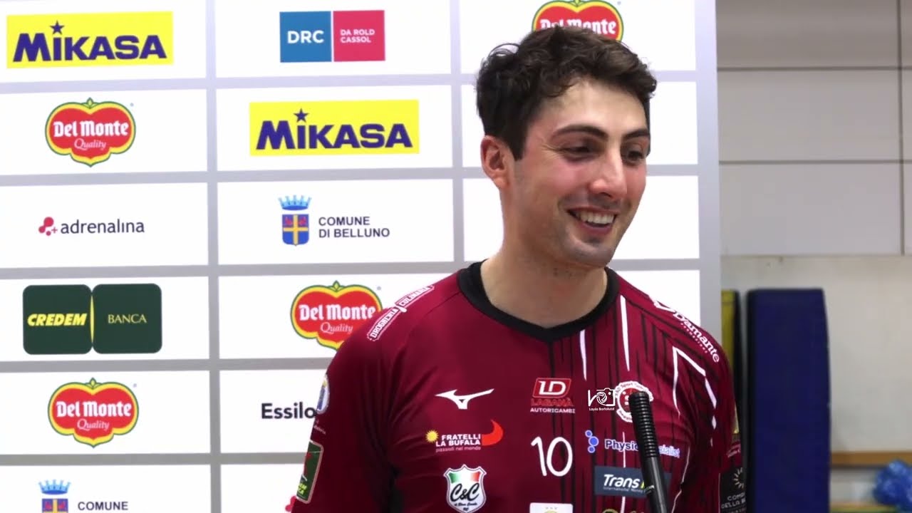 Intervista ad Andrea Innocenzi post prima semifinale di Coppa Italia di A3 maschile 