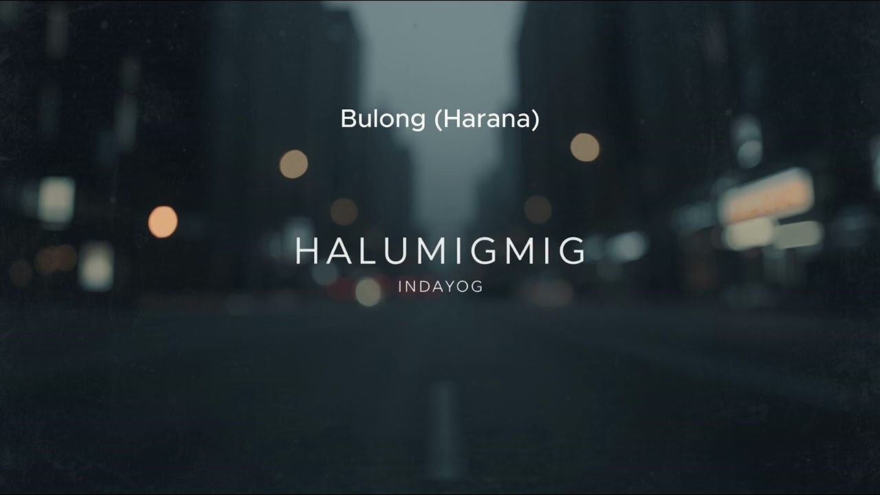 Bulong – INDAYOG | OPM City Pop / Chill R&B