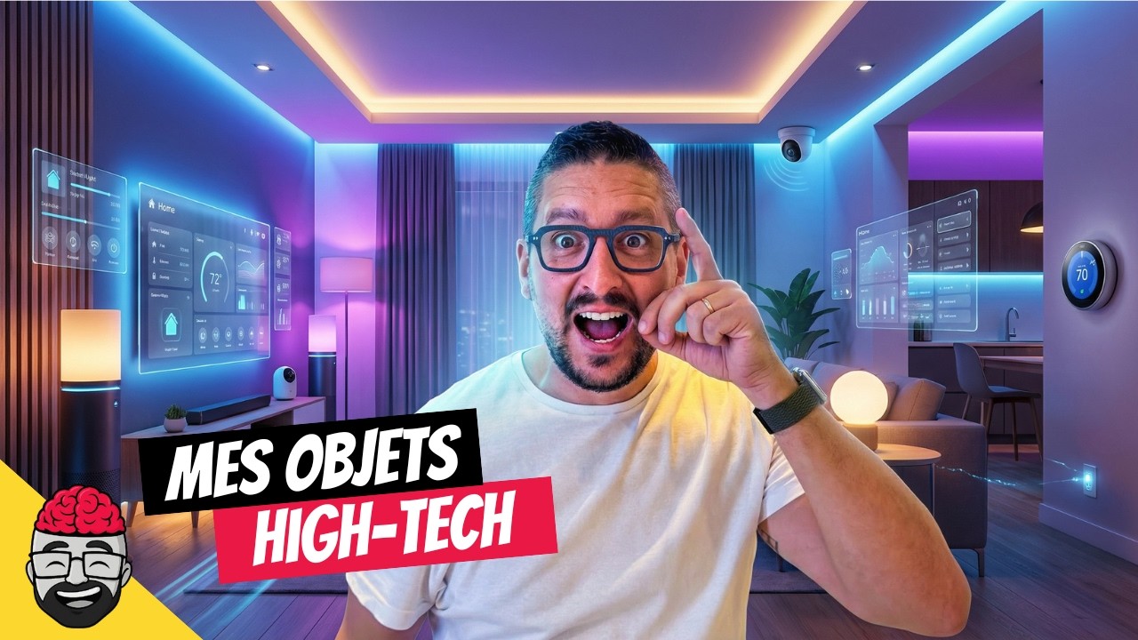 Mes objets connect&eacute;s les plus fous en 2025, Home Tour High-Tech, nouvelles technologies et domotique