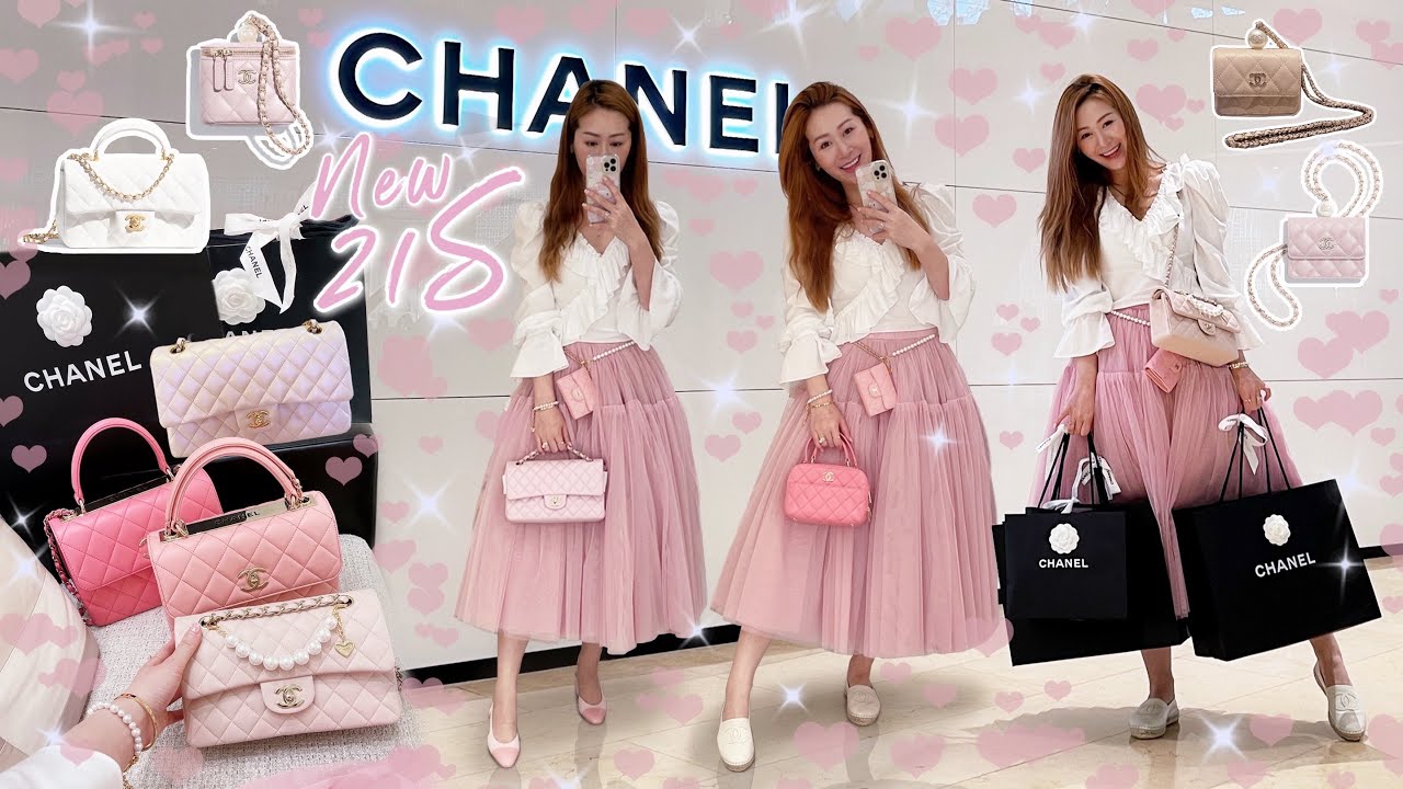 CRAZY CHANEL SHOPPING VLOG 💖🛍 NEW 21S SPRING SUMMER 2021 🤩 SHOP WITH ME + TRY ON 👛👚 LINDIESS