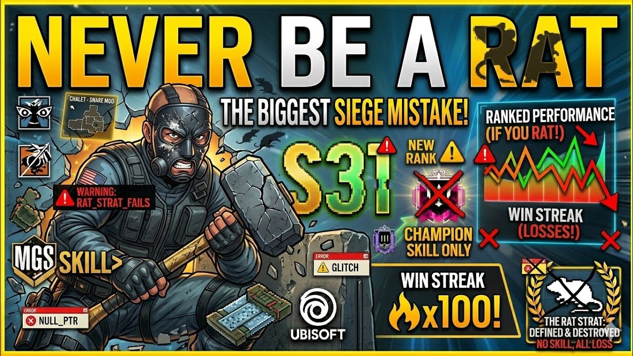 Never be a rat on Rainbow Six Siege