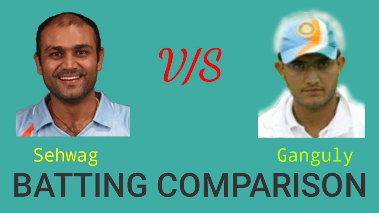 virender sehwag vs sourav ganguly | batting comparison 2020 | cricpad