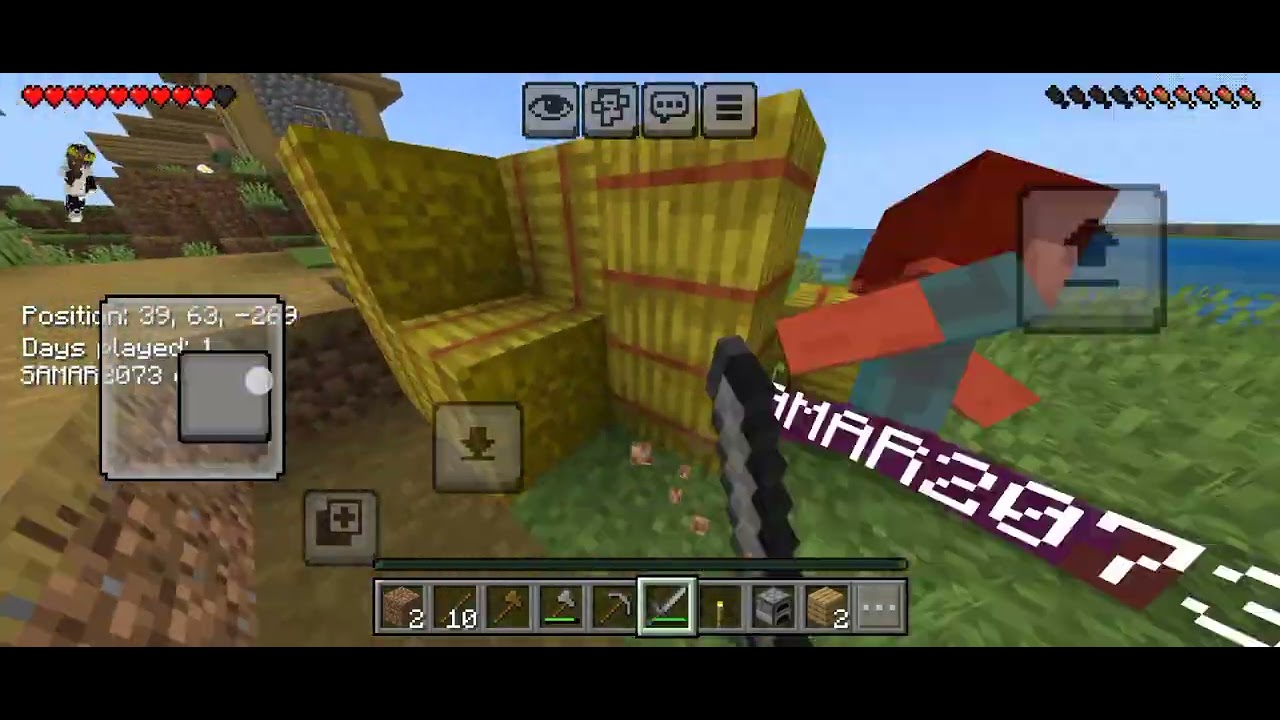 I played my subscriber SMP 🥰🥰 comment your Minecraft gamertag i will also join your SMP