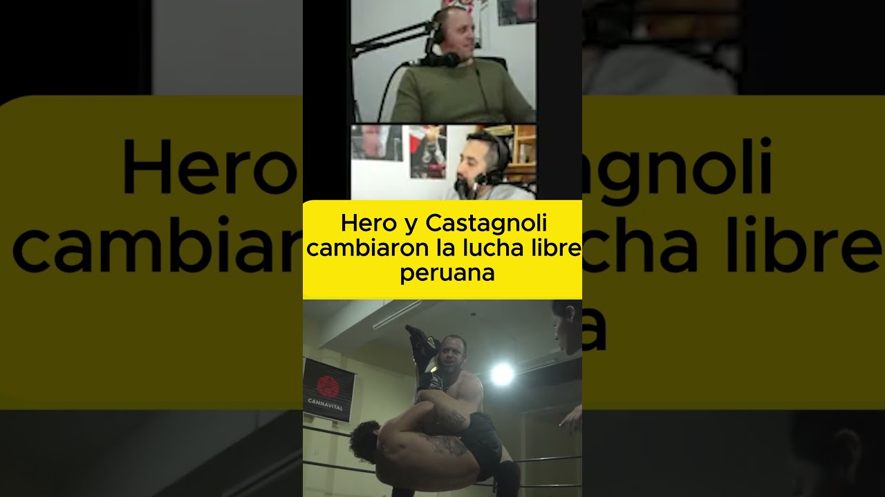Hero y Castagnoli cambiaron la lucha libre peruana  #luchalibre #wwe