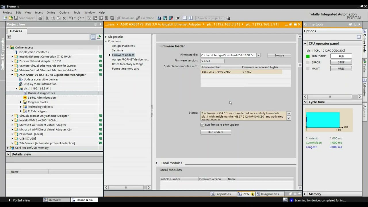 Siemens.Using TIA to update the firmware of your PLC.EN