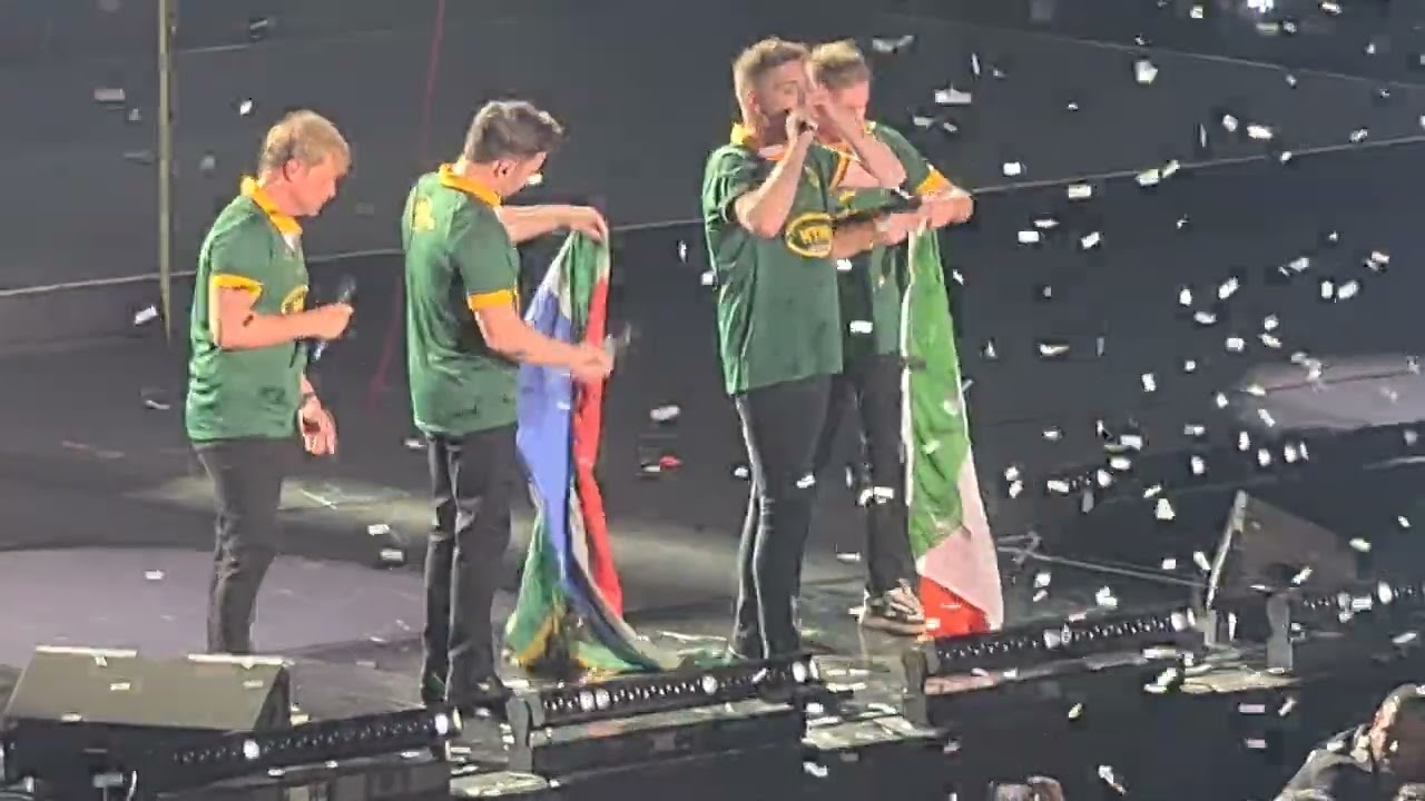 Westlife Wild Dreams Tour 1 Nov 2023 Cape Town, South Africa final song...You Raise Me Up.