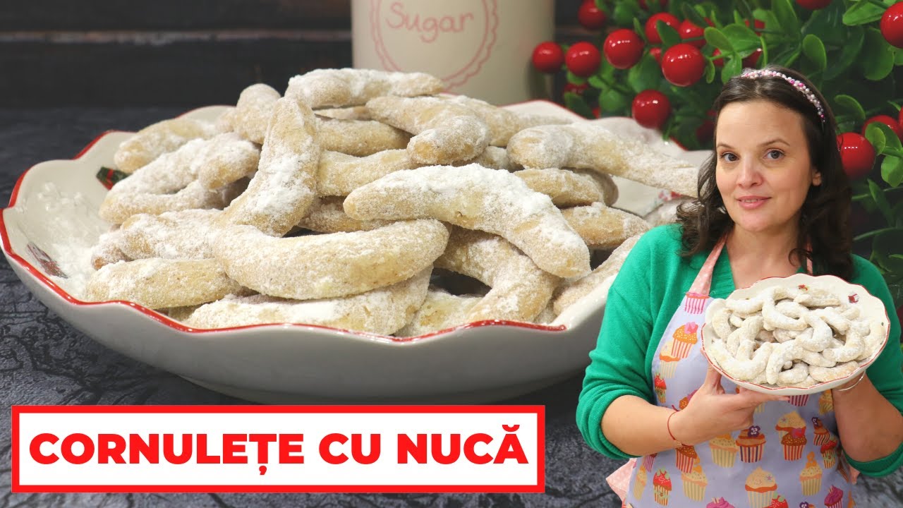 Cornulete Fragede cu Nuca - Reteta Perfecta - Anyta Cooking