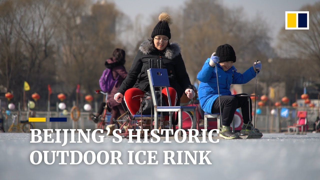 China's historic outdoor ice rink is a popular winter attraction for locals and tourists alike