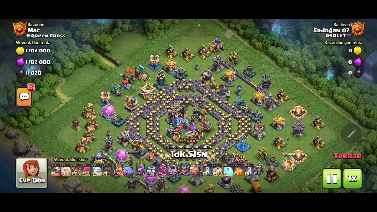 Clash Of Clans EFSANE MOD +320 ATTIRAN ORDU VE SALDIRI PLANI (Destek olmak icin abone olmayı unutma)