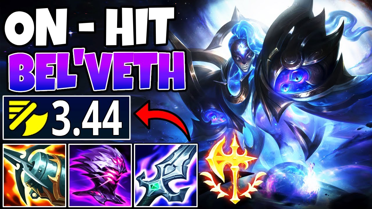 THE BEST BEL'VETH JUNGLE BUILD | ON-HIT ATTACK SPEED - COSMIC MATRIARCH BEL'VETH - League of Legends