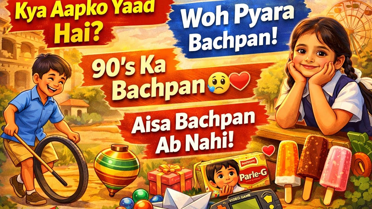Bachpan Ki Yadein | 90’s Kids Ki Yaadein | Emotional Childhood Memories 