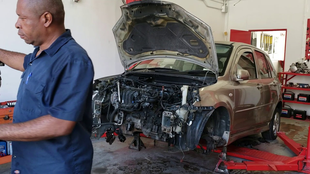 MAZDA 2 ENGINE CHANGE