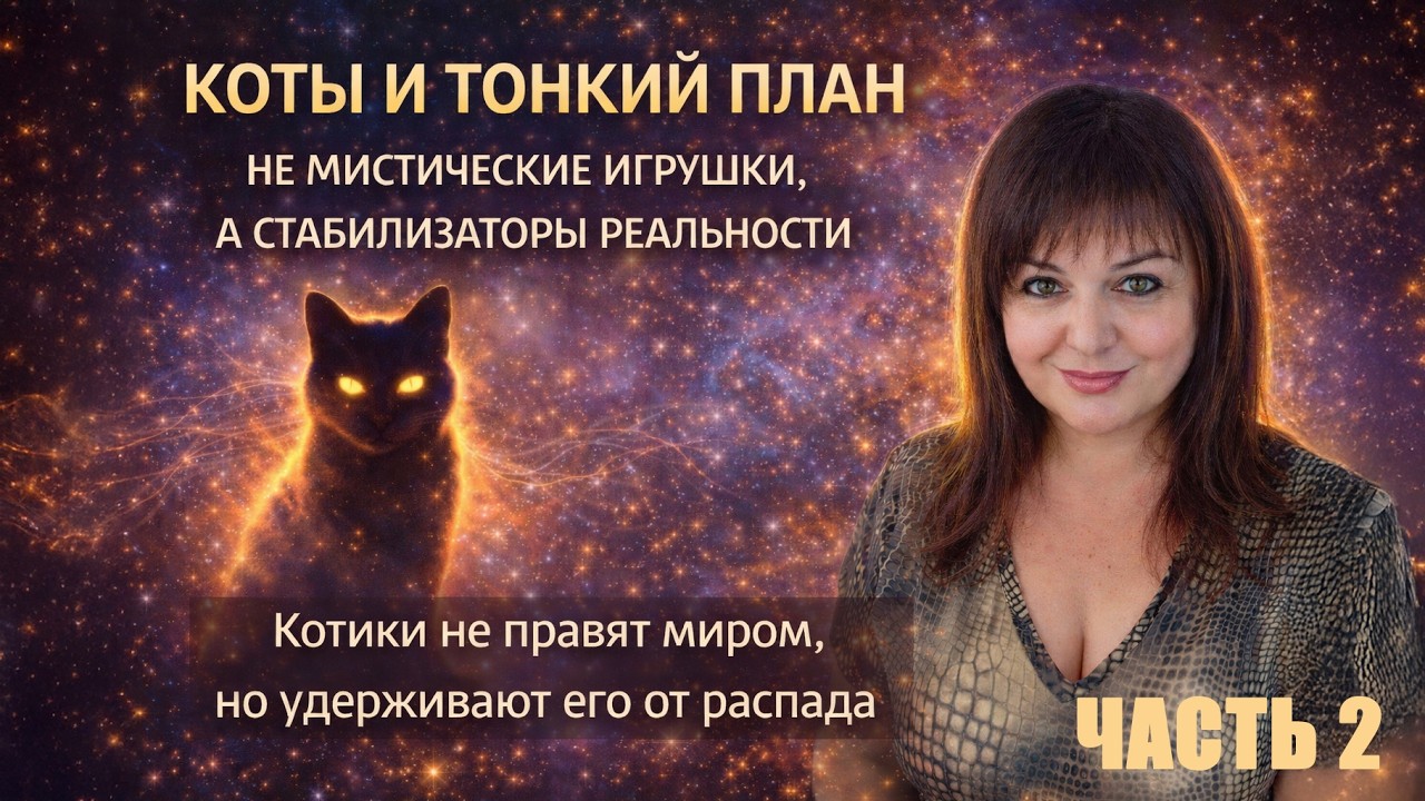 Коты и тонкий план: не мистические игрушки, а стабилизаторы реальности | Ченнелинговый разбор