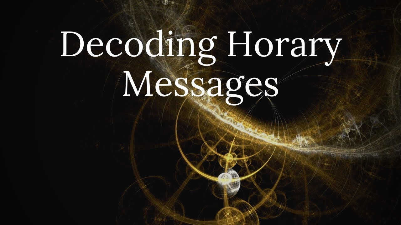 Decoding Horary Messages