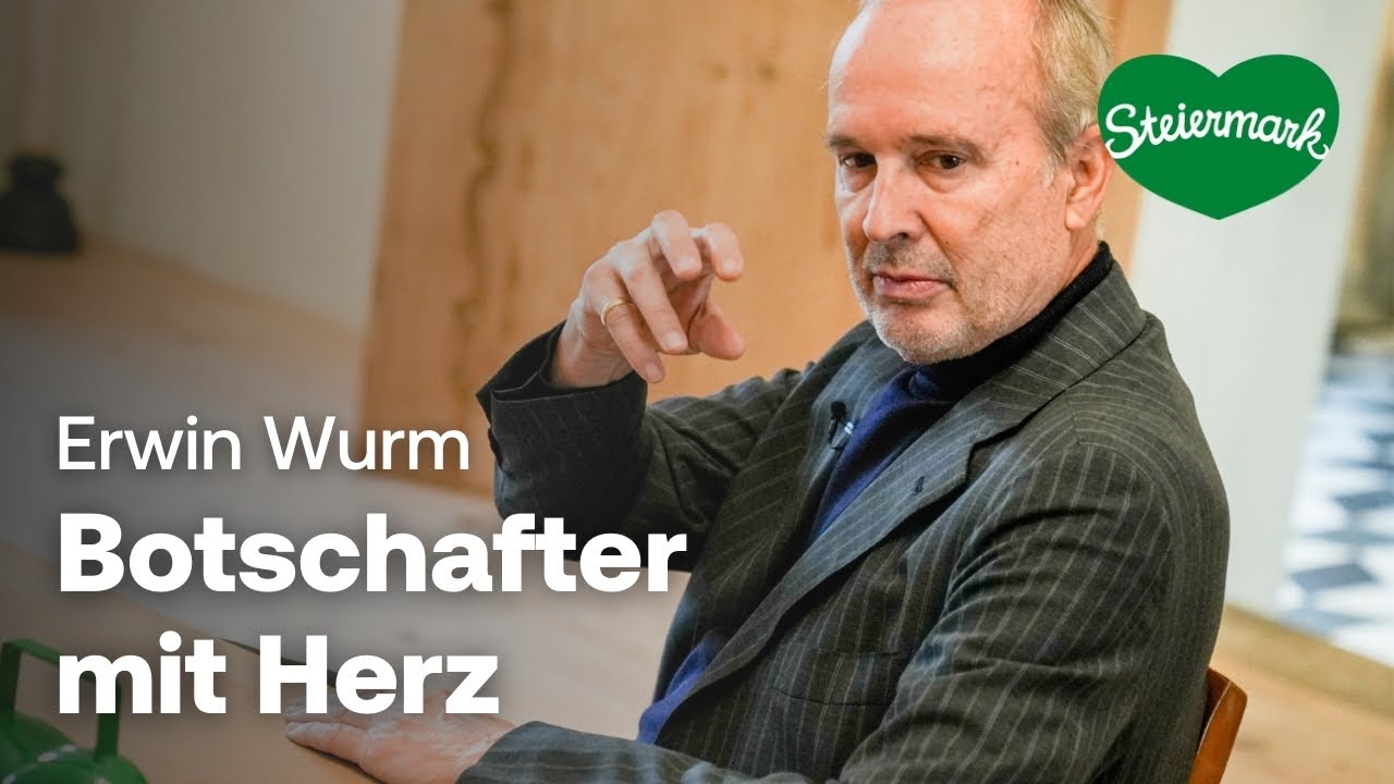 Globale Kunst und lokale Liebe: Erwin Wurm im Interview | Botschafter mit Herz 💚