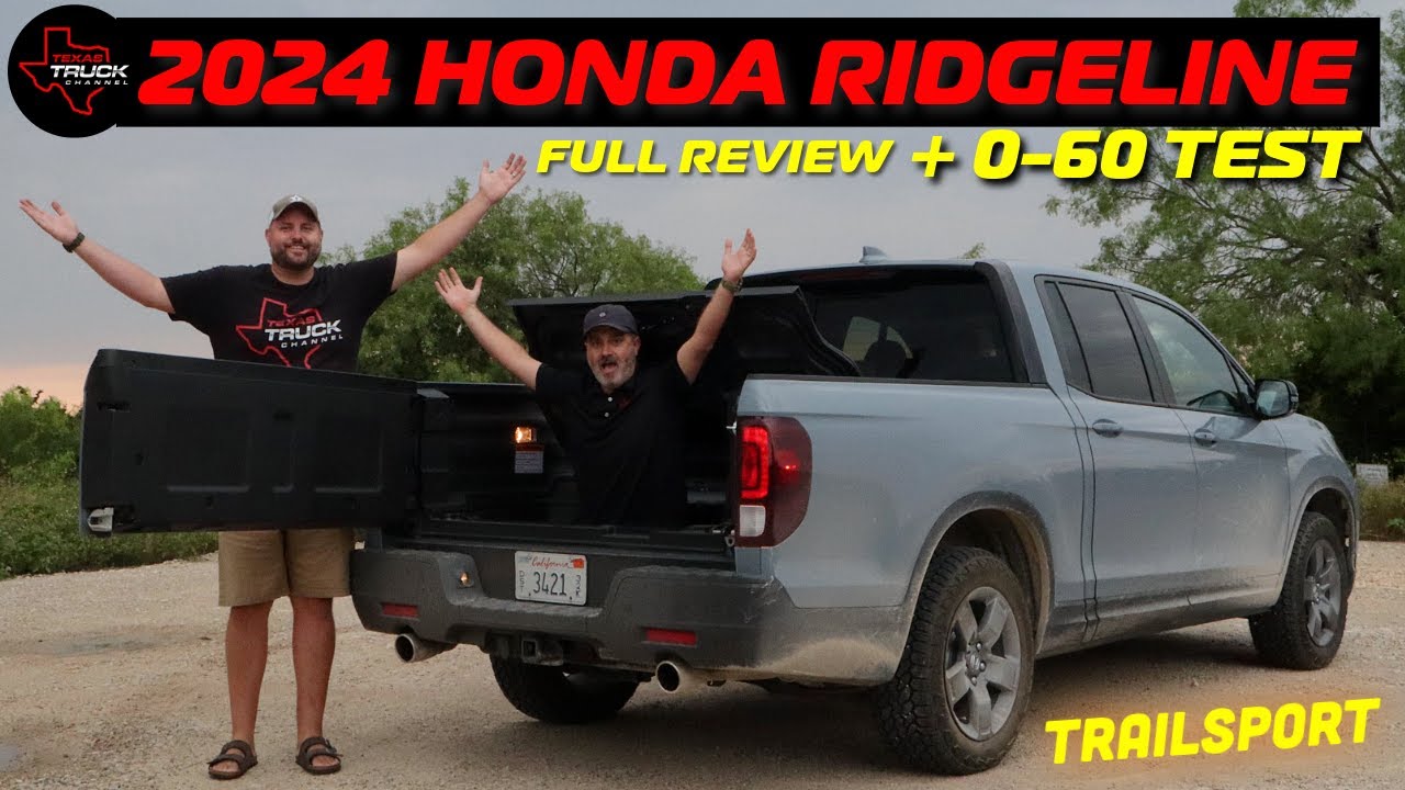 Is 2024 Honda Ridgeline Trailsport The Best Pickup? | Full Review + 0-60